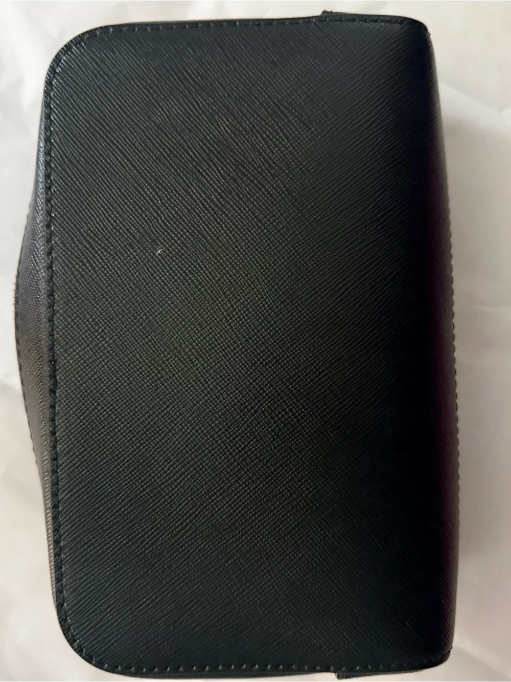 kate spade Black Saffiano cross body bag with Gold Logo